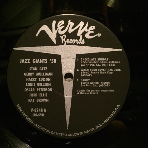 Stan Getz - Jazz Giants '58 (LP) [US] 1960 RP