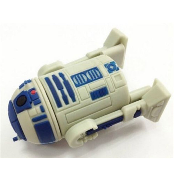 Star Wars Cartoon R2D2 USB Flash Drive 2.0 Rubber Memory Stick 16gb