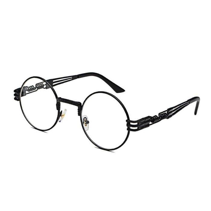 Steampunk Round Metal Sunglasses