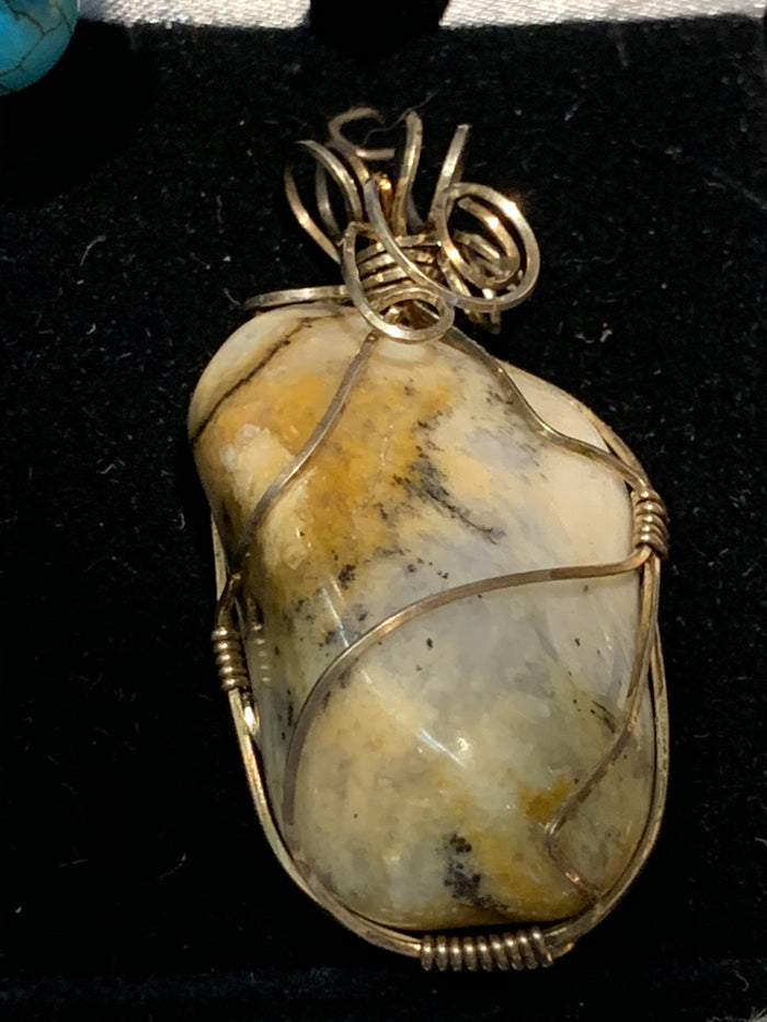 Sterling Silver Wirewrap Crazy Lace