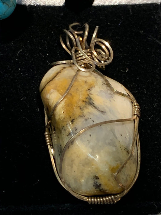 Sterling Silver Wirewrap Crazy Lace