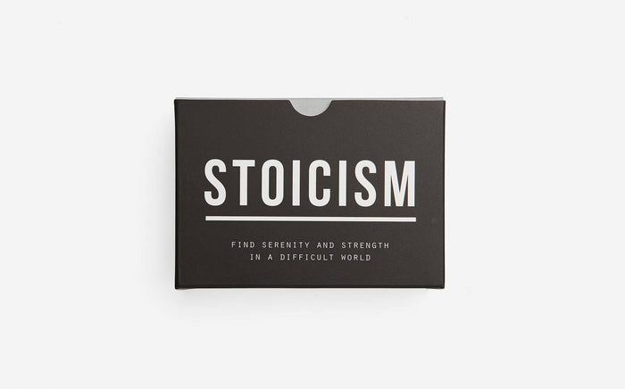 Stoicism Prompt Card Cards, Philosophy Self-Reflection Tool
