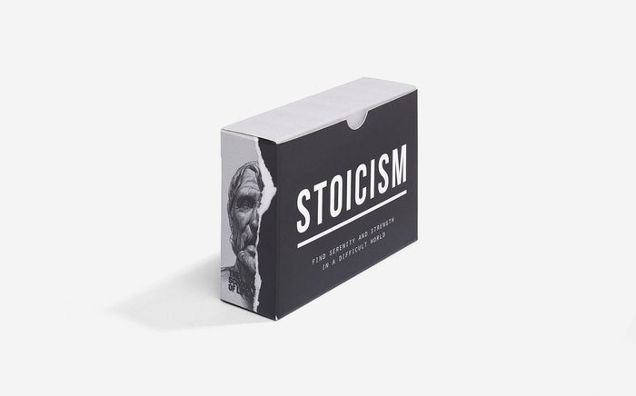 Stoicism Prompt Card Cards, Philosophy Self-Reflection Tool