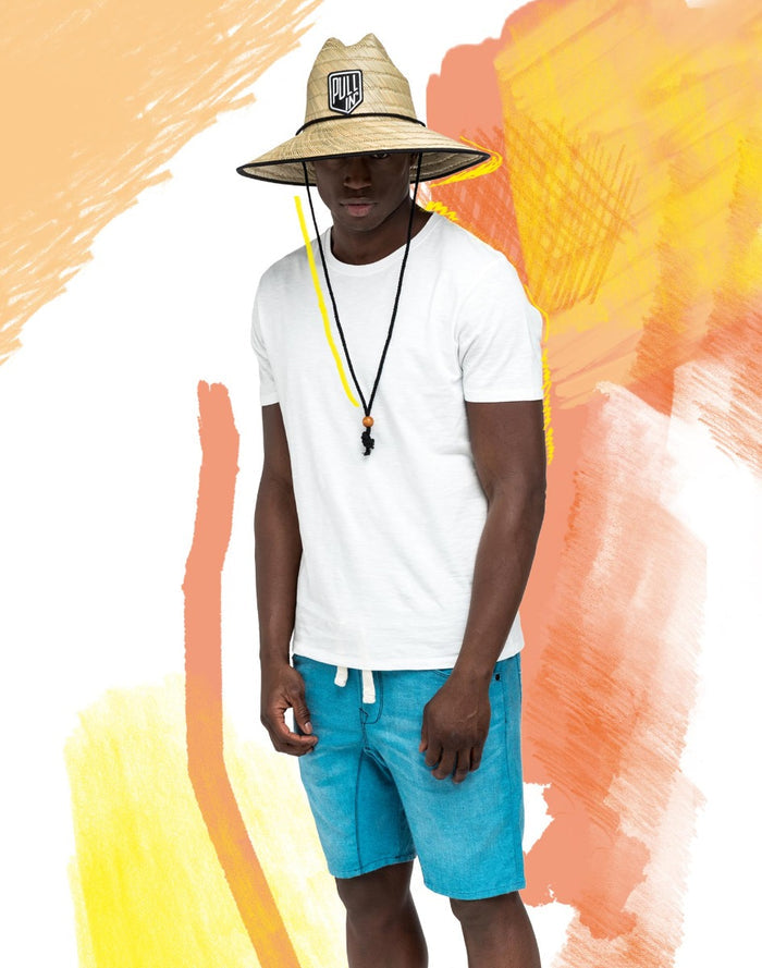 straw hat corpo blk PULLIN en straw