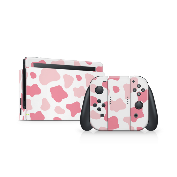 Strawberry Moo Moo Nintendo Switch Decal Skin