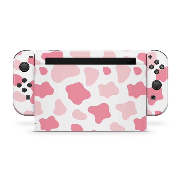 Strawberry Moo Moo Nintendo Switch Decal Skin