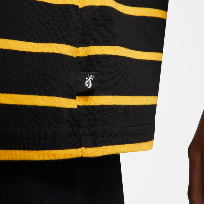 Striped Skate Tee (Black/University Gold)