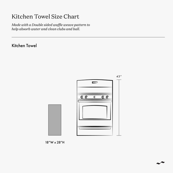 SUBLIME x SLOWTIDE - RUCA QUICK DRY KITCHEN TOWEL