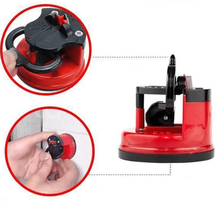 Suction cup knife sharpener