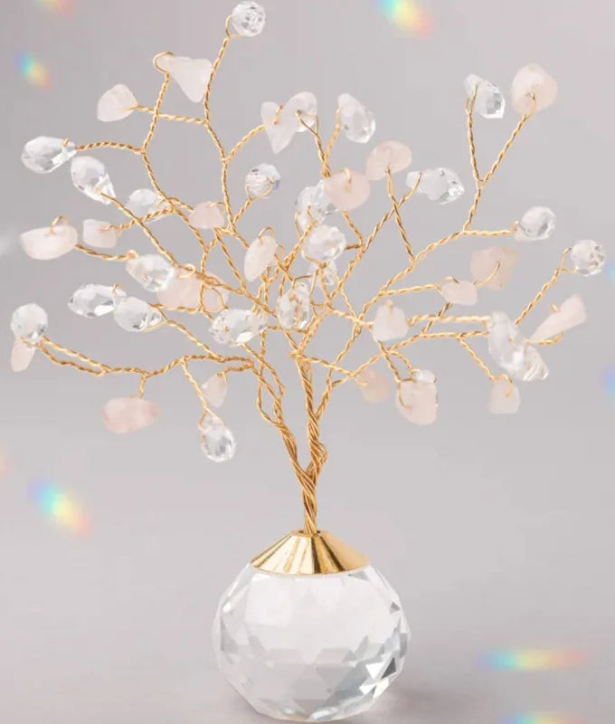 tree of life suncatcher rose quartz suncatcher scout