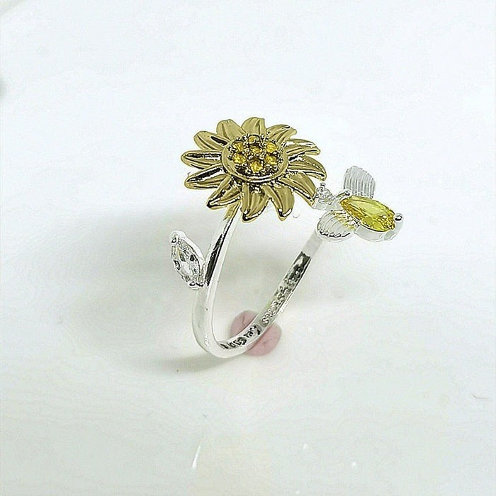 Sunflower Anxiety Ring
