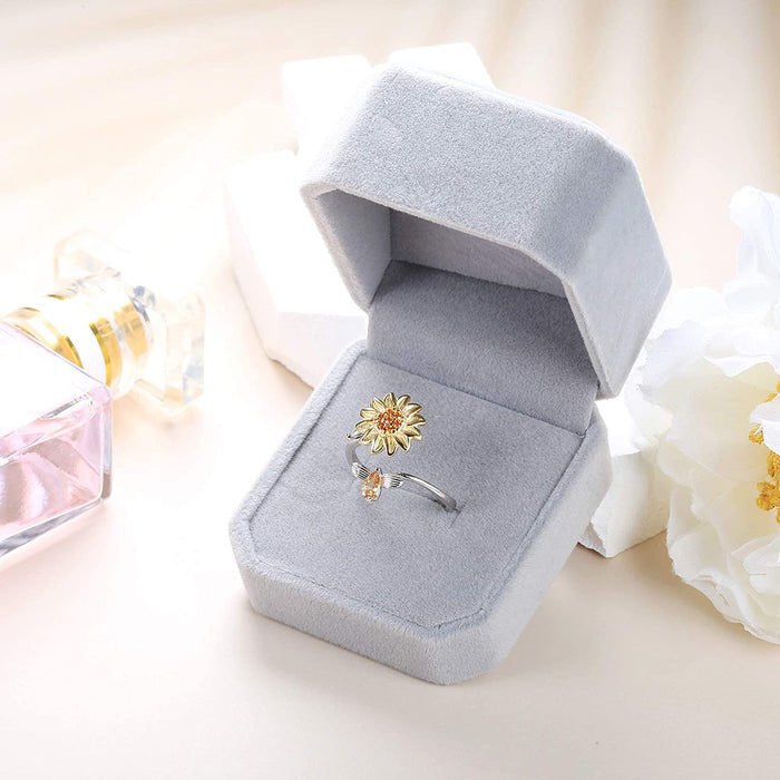 Sunflower Fidget Ring
