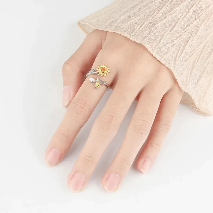 Sunflower Fidget Ring
