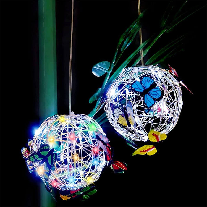 Sunlit Mesh Butterfly Orb