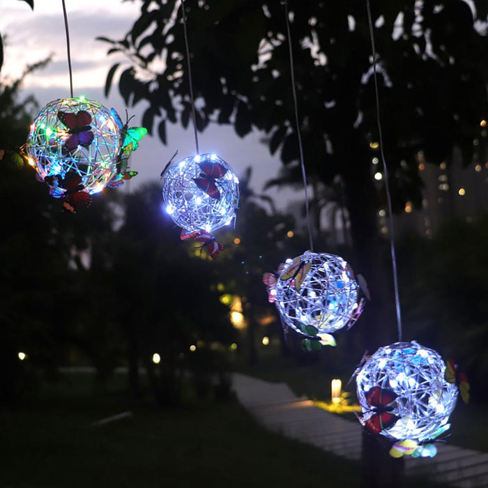 Sunlit Mesh Butterfly Orb