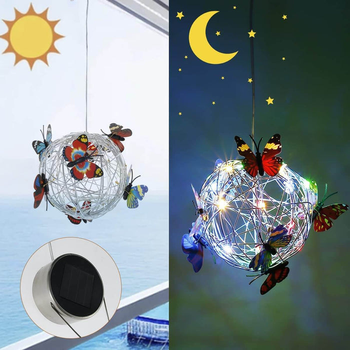 Sunlit Mesh Butterfly Orb