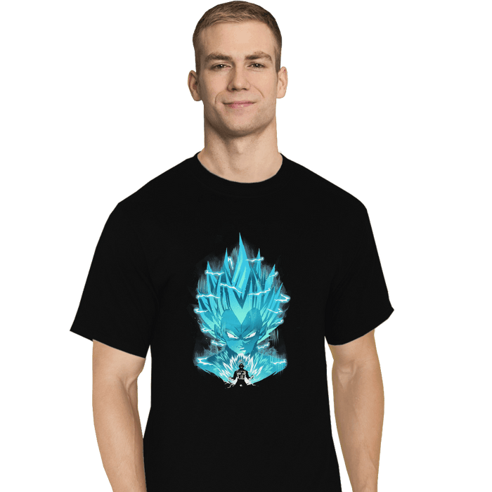 Shirts T-Shirts, Tall / Large / Black Super Saiyan Blue