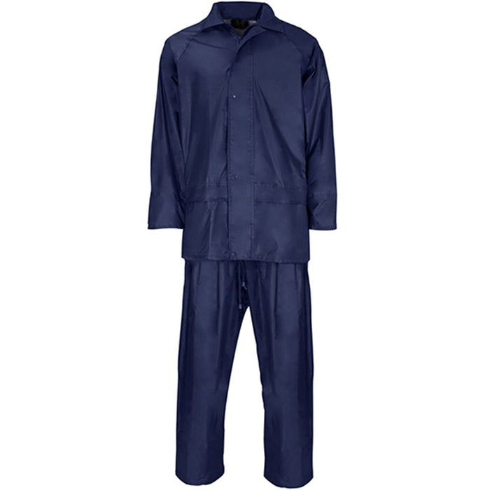 Supertouch Navy Polyester/PVC Rainsuit
