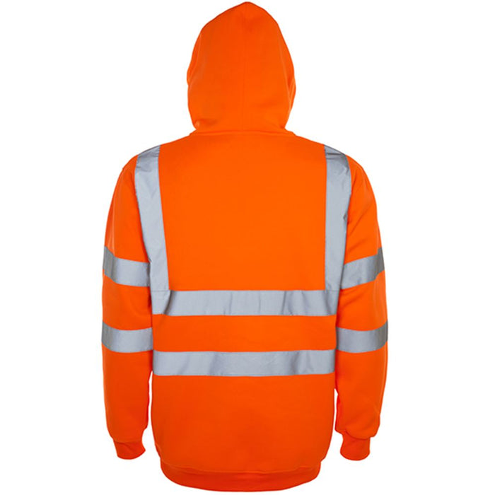 Supertouch Orange Hi Vis Hooded Sweatshirt