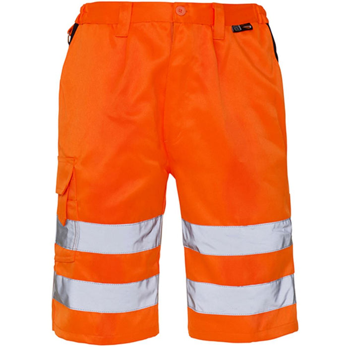 Supertouch Orange Polycotton Hi Vis Shorts