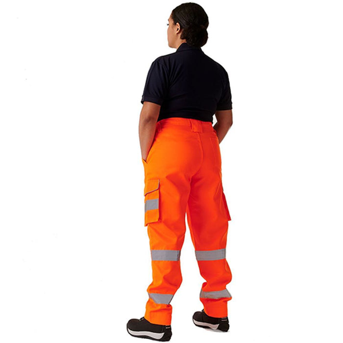 Supertouch Orange Women's Hi Vis Combat Trousers