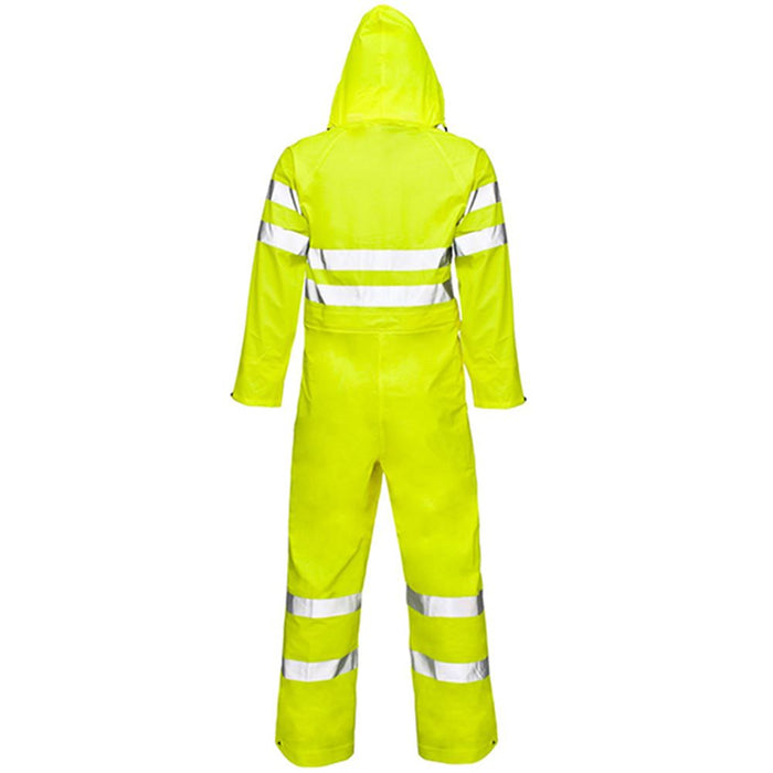Supertouch Stormflex Yellow Hi Vis Waterproof Coverall