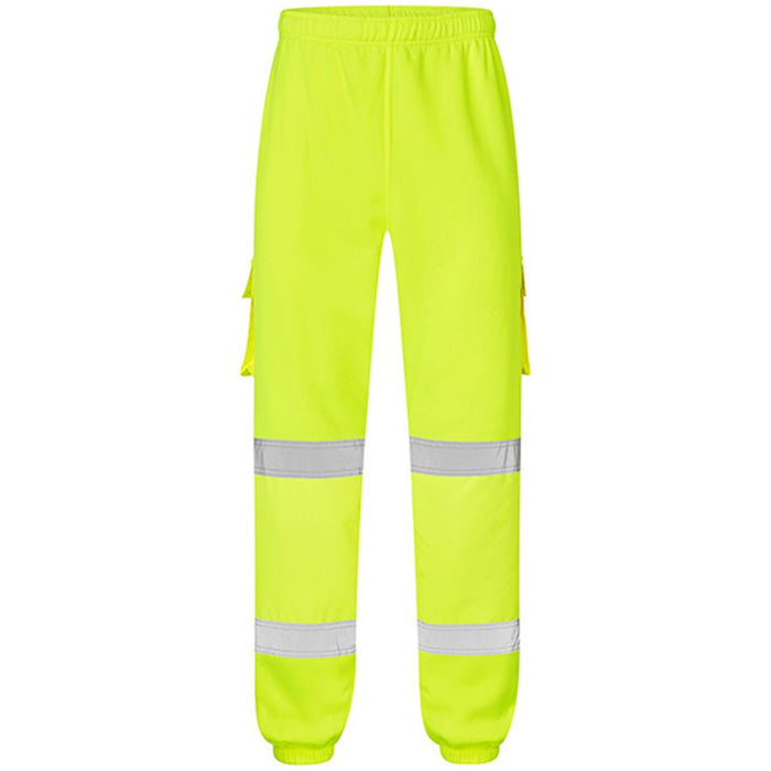 Supertouch Yellow Hi Vis Jogging Bottoms