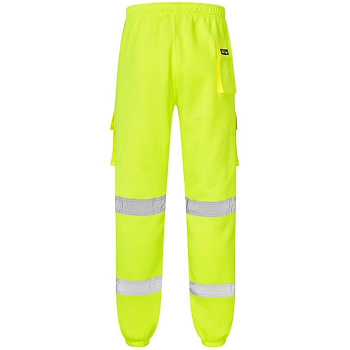 Supertouch Yellow Hi Vis Jogging Bottoms
