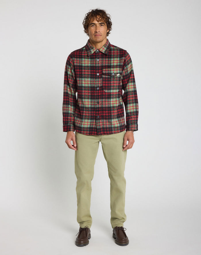 surchemise over darkred PULLIN en polyester