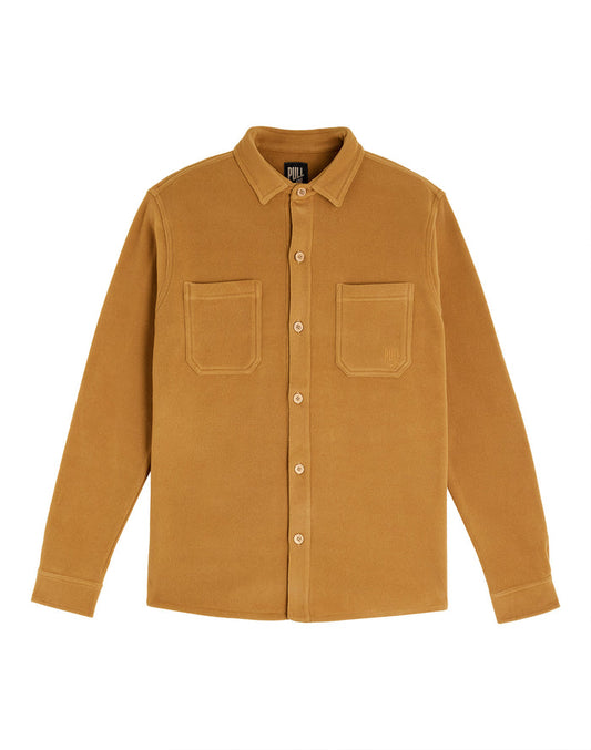 chemise polaire beige PULLIN en polyester