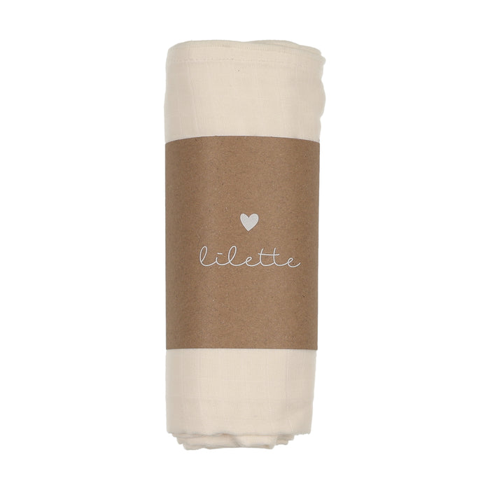 swaddle take me home bebe muslin - cream