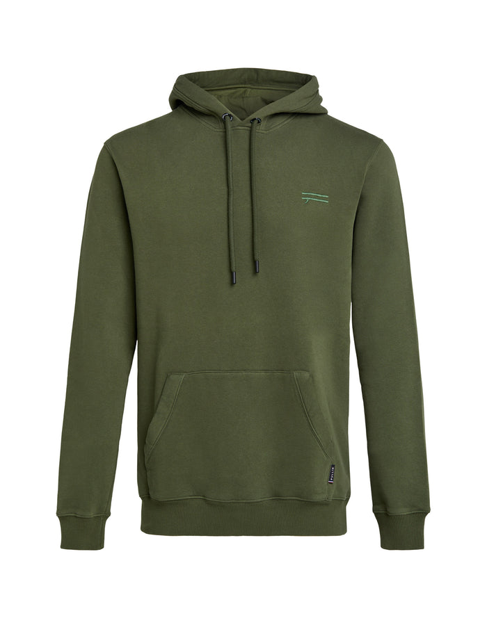 sweat a capuche plainfinnred PULLIN en coton