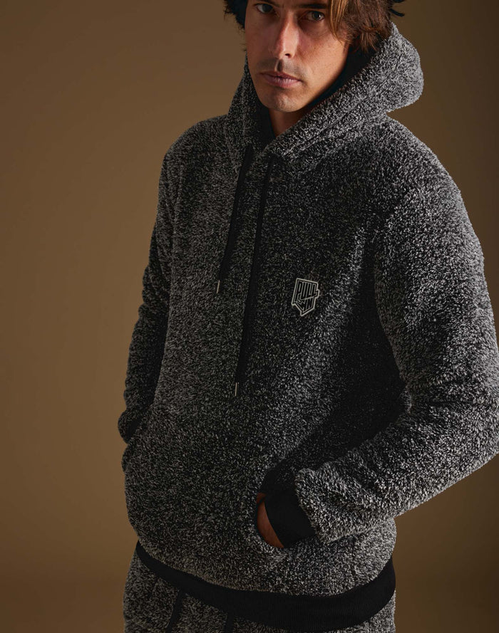 sweat a capuche polaire polarcroke PULLIN en polyester