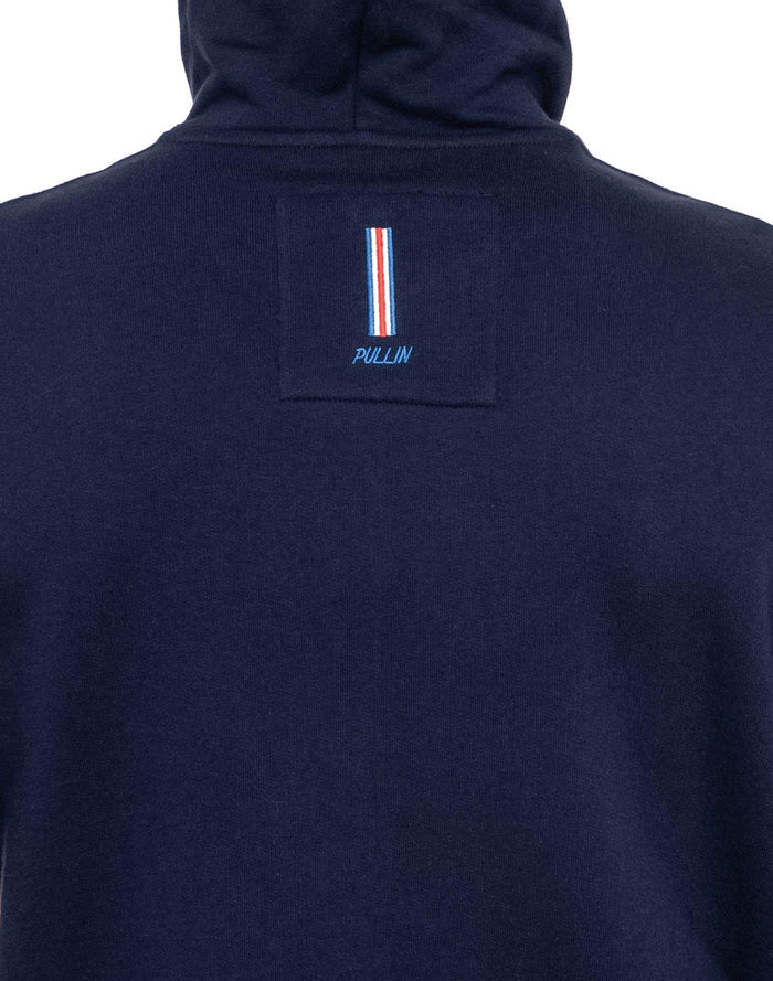 sweat homme à capuche lapinnavy PULLIN en coton