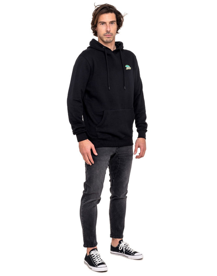 sweat homme à capuche palmblk PULLIN en coton