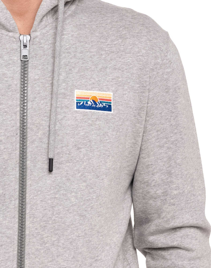 sweat homme à capuche risinggrey PULLIN en coton