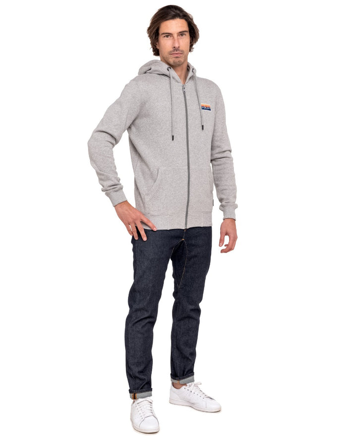 sweat homme à capuche risinggrey PULLIN en coton