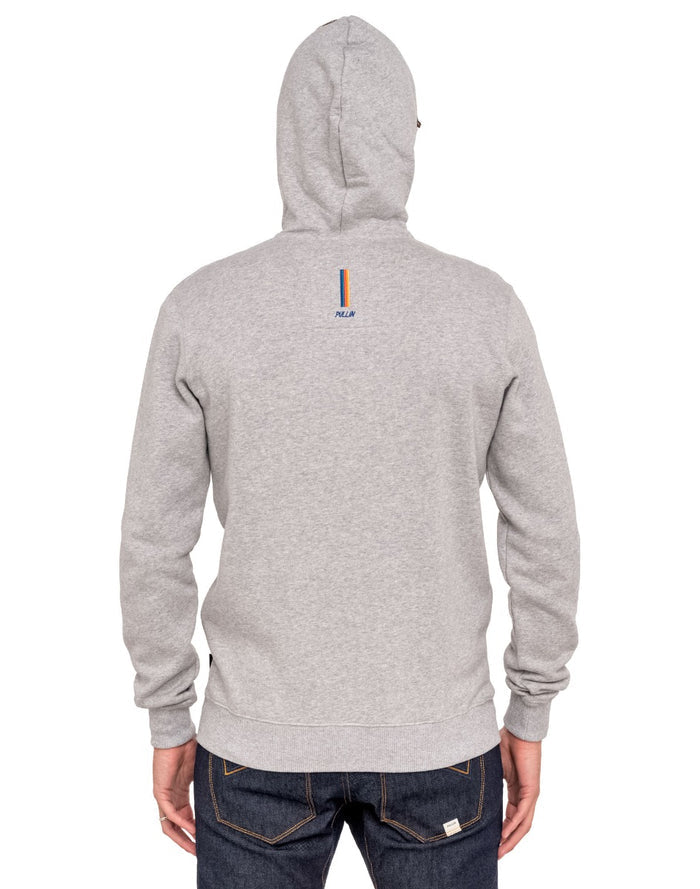 sweat homme à capuche risinggrey PULLIN en coton