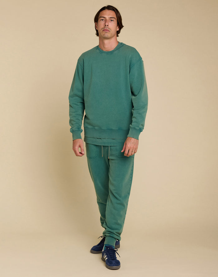 sweat teal PULLIN en coton
