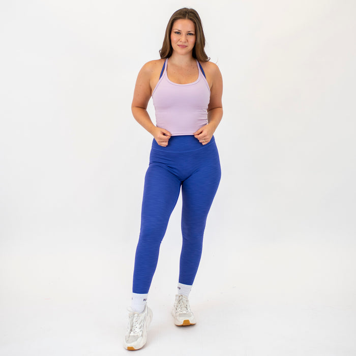 Lavender Lily Ribbed Crop Tank - Switch Up