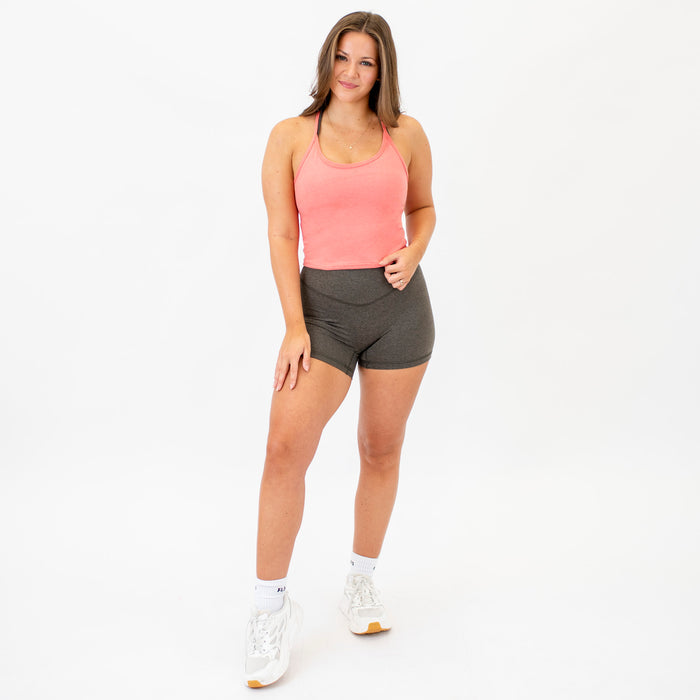 Heather Begonia Crop Tank - Switch Up