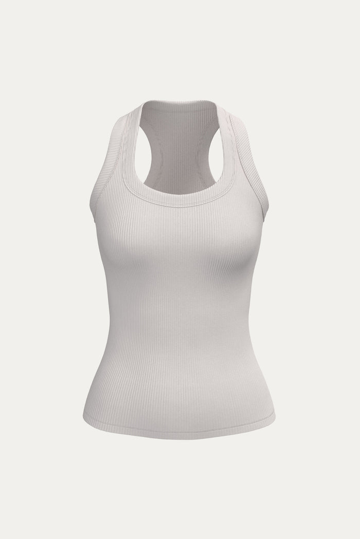 T-Shape Tank Top - Buttercream