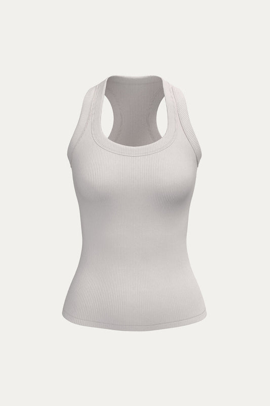 T-Shape Tank Top - Buttercream