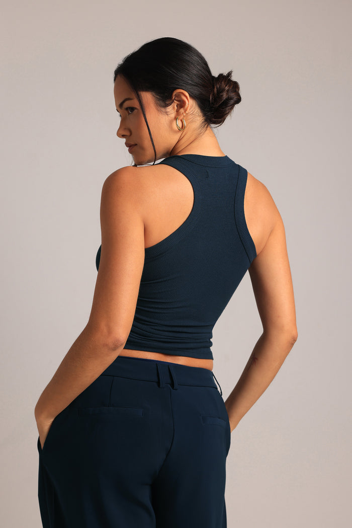 T-Shape Tank Top - True Navy