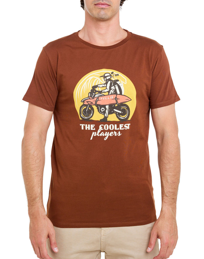 t-shirt coolestaztec PULLIN en coton