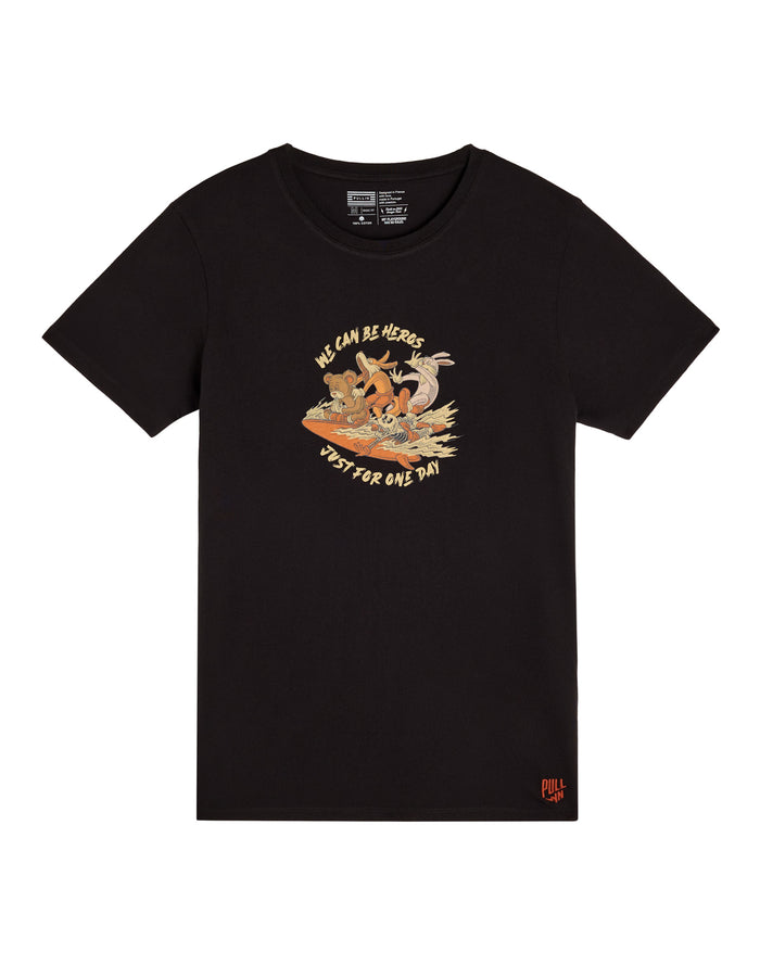 t-shirt heros PULLIN en coton