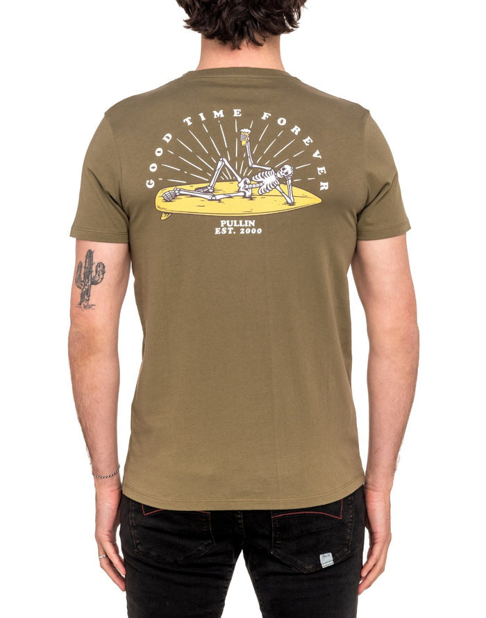 t-shirt homme goodtimeherb PULLIN en coton