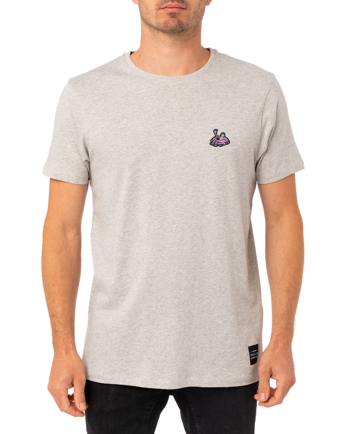 t-shirt homme patchcokdeath PULLIN en coton