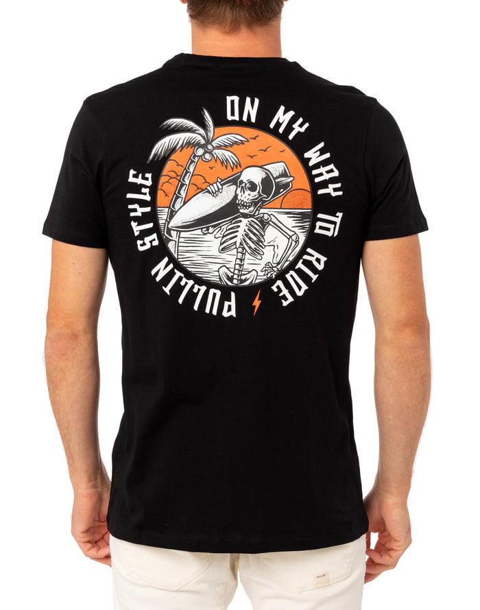 t-shirt homme ridestyle PULLIN en coton