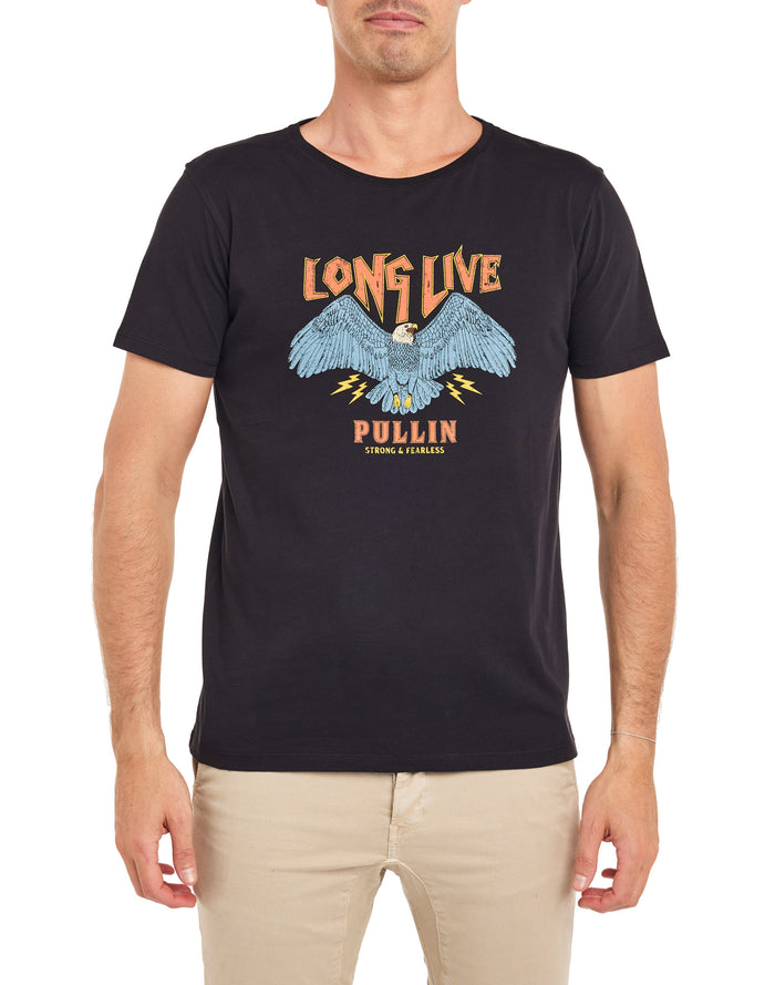 t-shirt longlive PULLIN en coton
